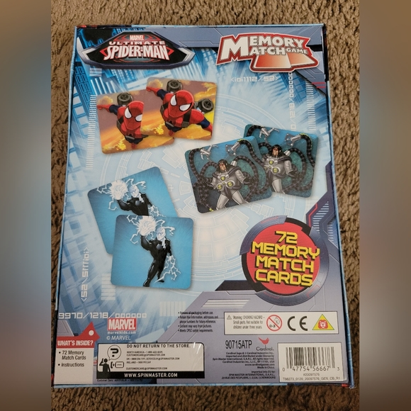 Spiderman Memory Game - Picture 2 of 2